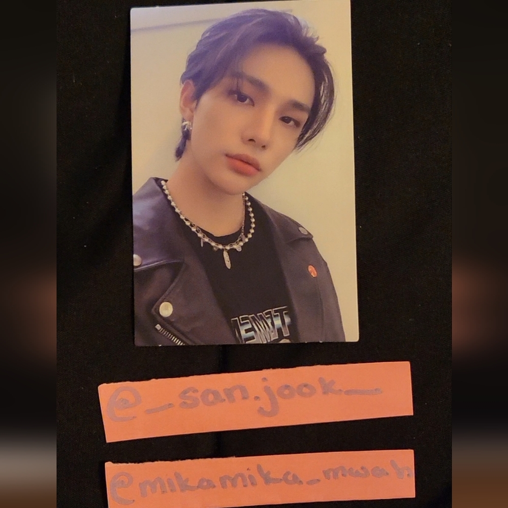 Hyunjin Straykids Go Live Photocard